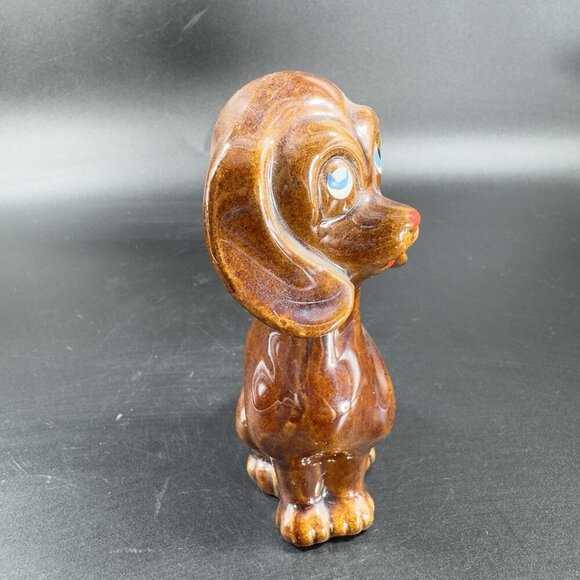 Vintage RedWare Pottery Dog Family Set 3 Made In Japan Figurines Decorative VTG - Picture 8 of 15